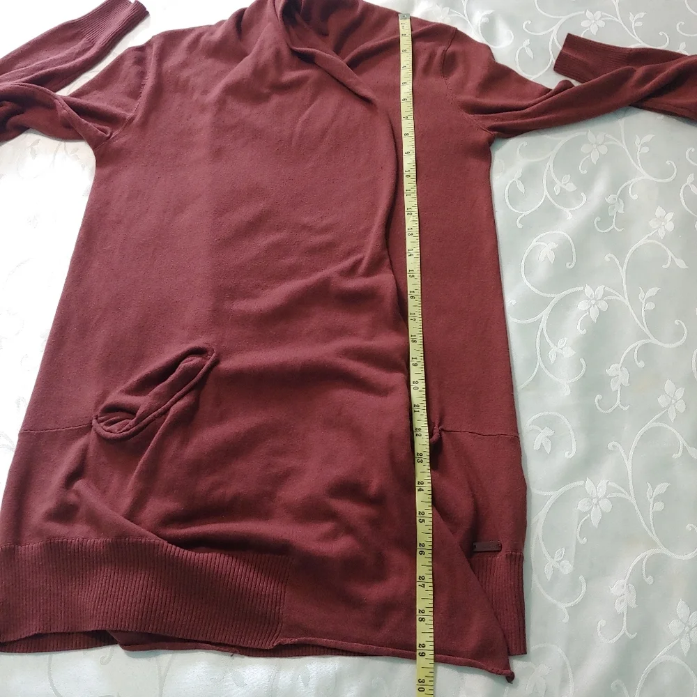 Wilfred with Silk and Cashmere Long Line Open Front Cardigan - Picture 13 of 14